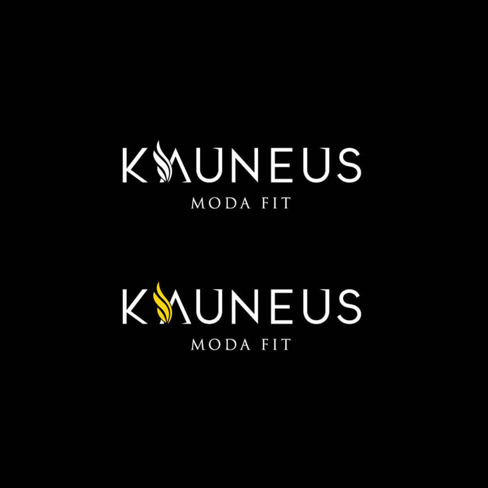 Aplicação da identidade visual Kauneus Moda Fit